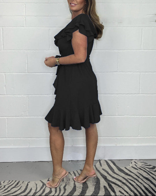 Carola - Chique Zomerjurk met Ruches