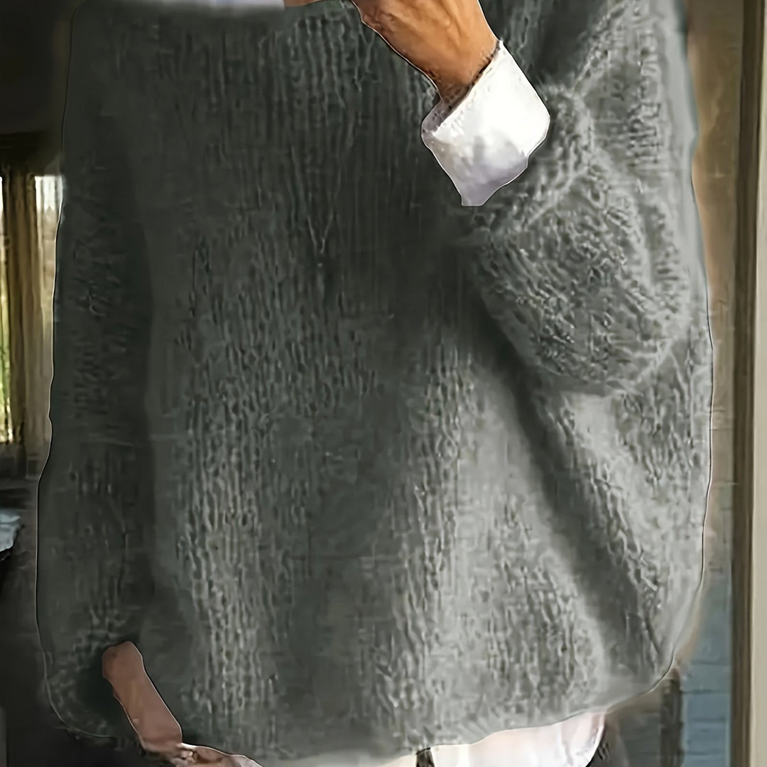 Alison - Elegante Oversized Ronde Hals Trui