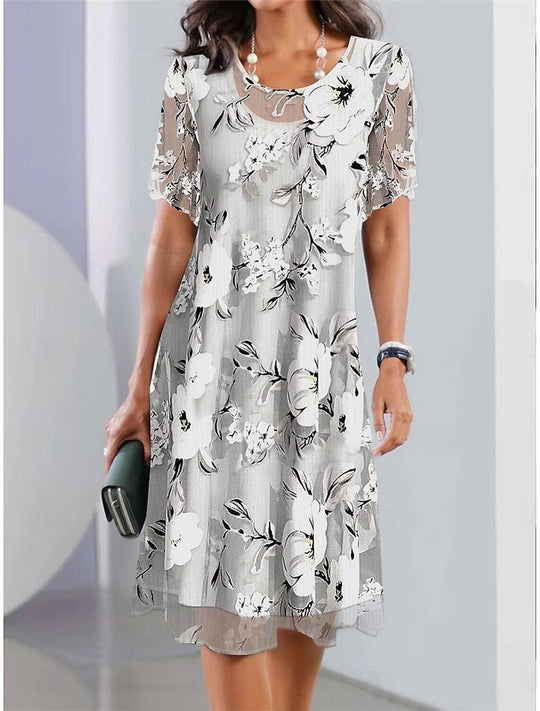 Maxi Galajurk Dames Romantisch Elegant - Bibi