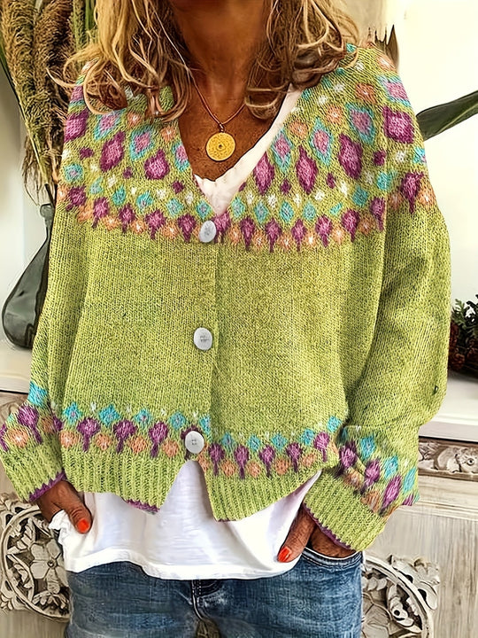 Suzanne - Elegant Boho Knopen Vest