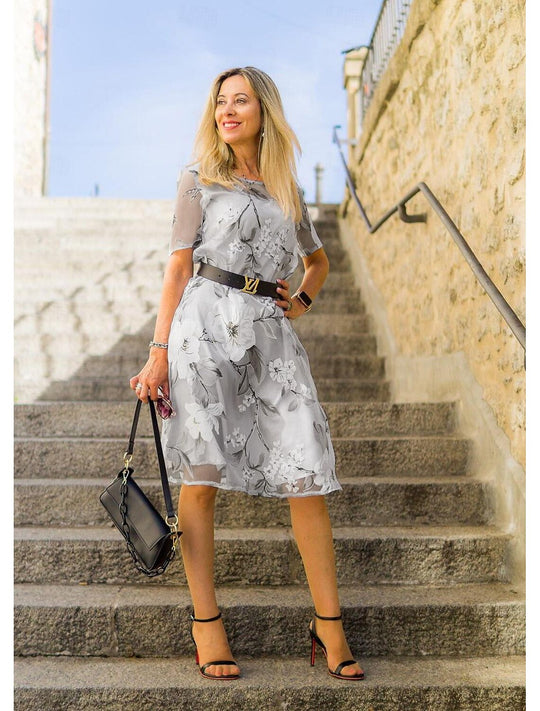 Maxi Galajurk Dames Romantisch Elegant - Bibi
