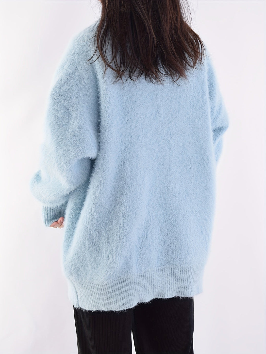 Linda - Elegant Oversized Mohair Vest
