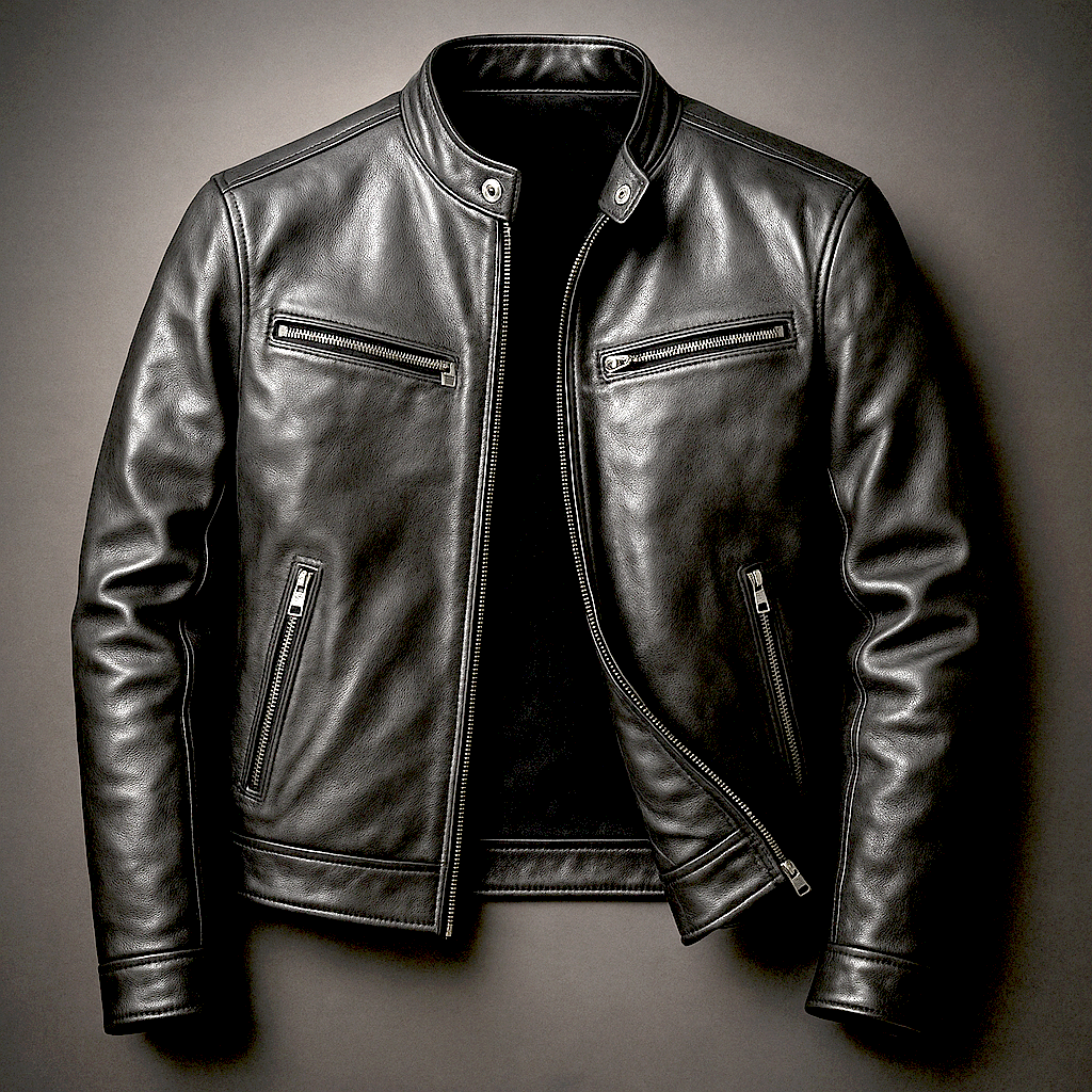 Scott - Stijlvolle Slim Fit Leren Jas