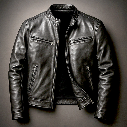 Scott - Stijlvolle Slim Fit Leren Jas