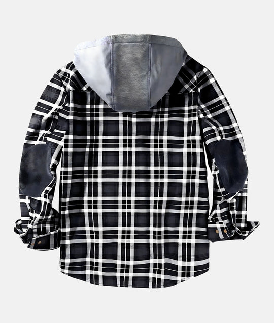 David | Casual Warme Geruite Teddy Jas