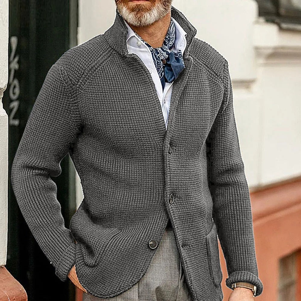 Louis - Heren vest gebreid chic
