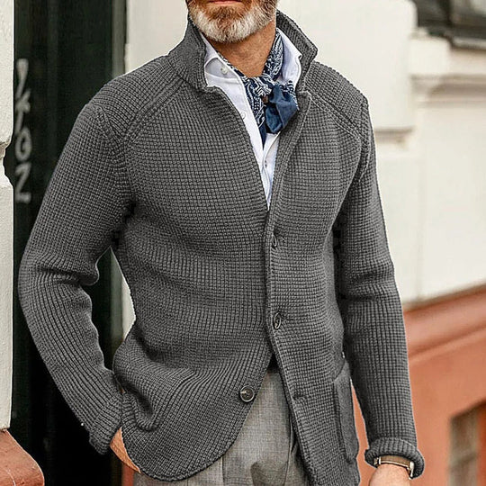 Louis - Heren vest gebreid chic