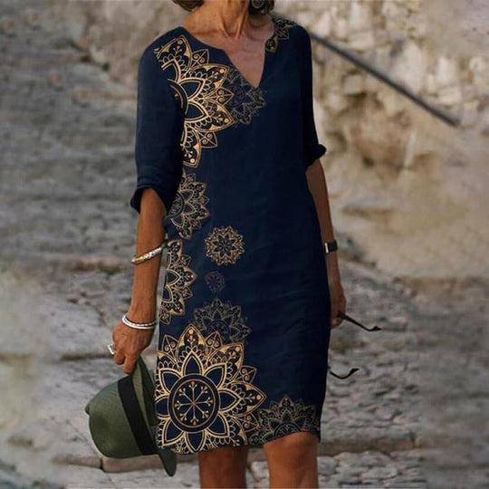 Zara - Stijlvolle Tuniek Jurk met Bloemenprint Dames
