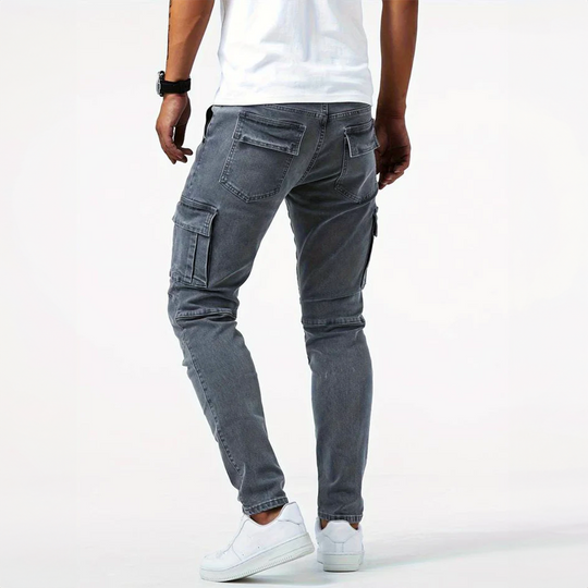 Finn - Stretch Cargo Jeans Heren