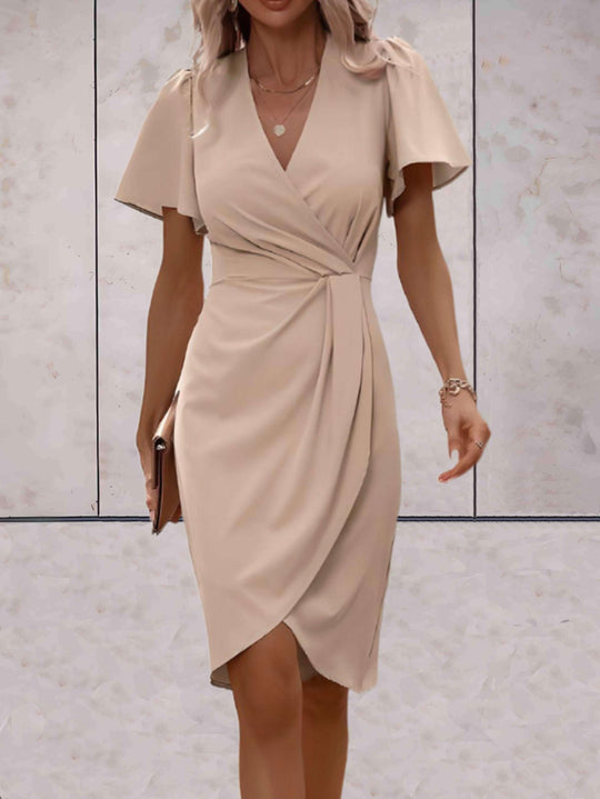 Marja - Elegante Midi Wikkeljurk