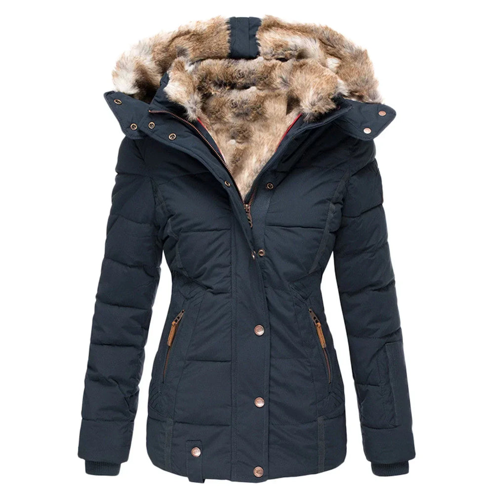 Sophie - Elegante Gevoerde Parka Winterjas