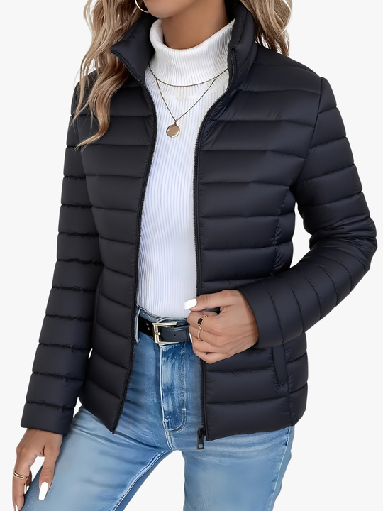Monica - Elegante Gewatteerde Winterjas