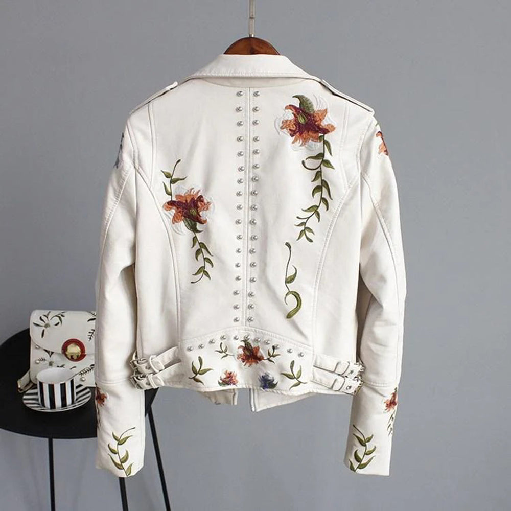 Emma - Leren jas dames herfst