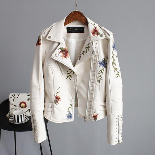 Emma - Leren jas dames herfst