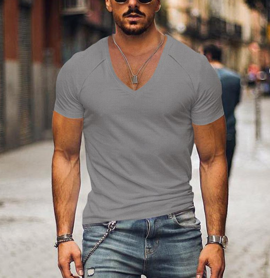 Cole - Casual Heren T-shirt met V-hals