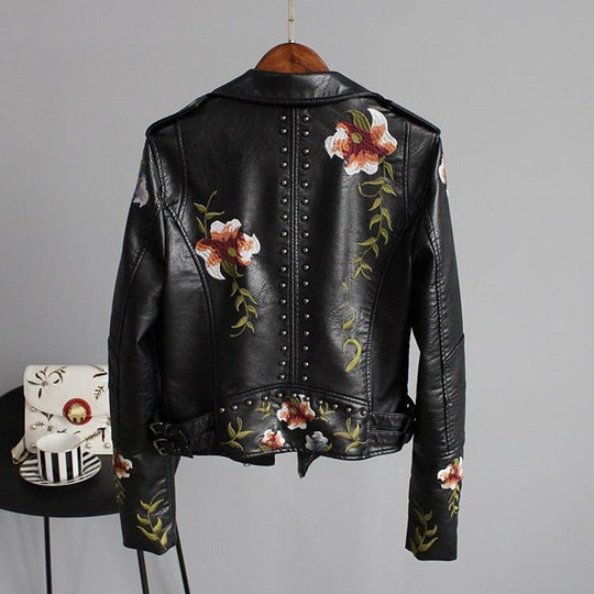 Emma - Leren jas dames herfst