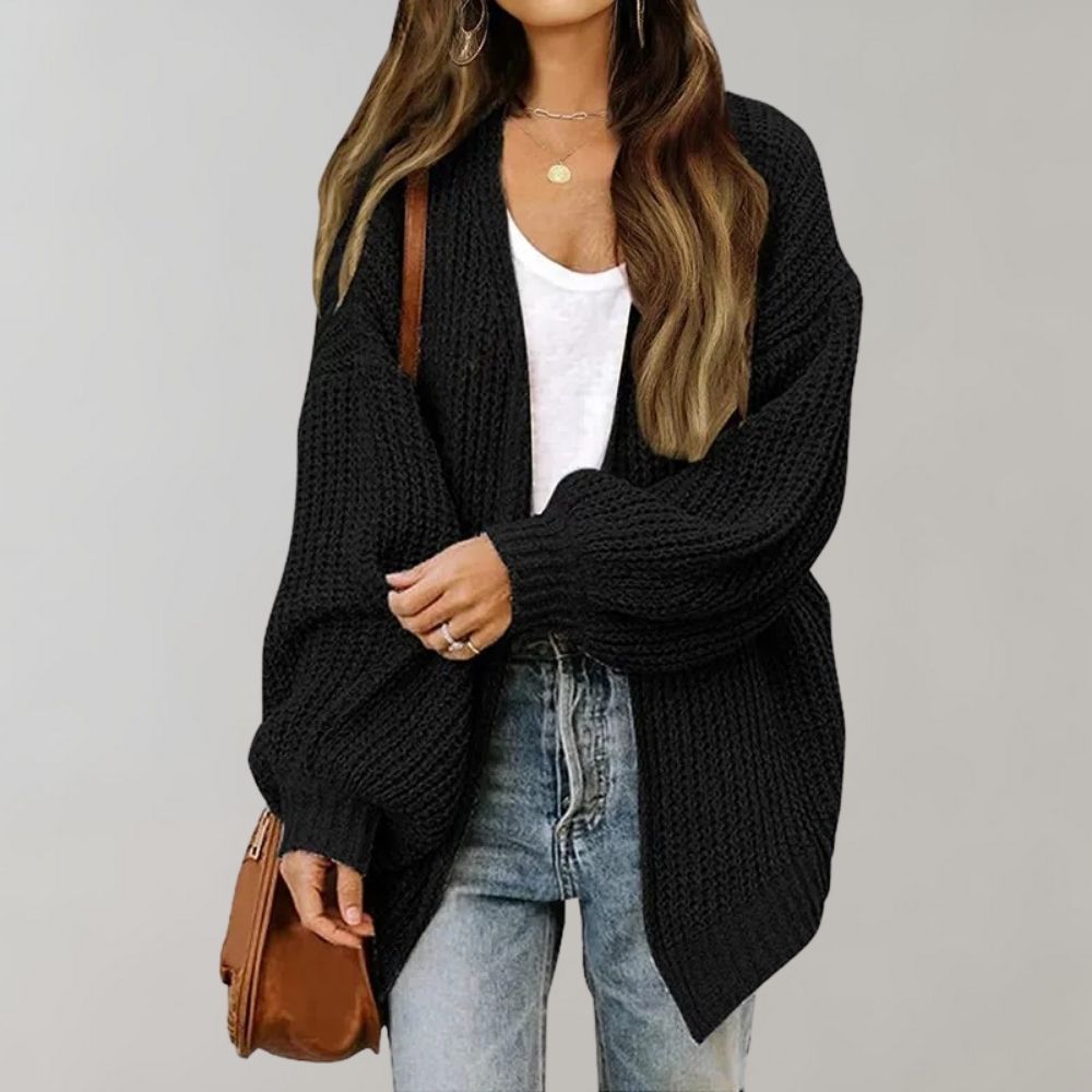 Diana - Elegant Oversized Grofgebreid Vest