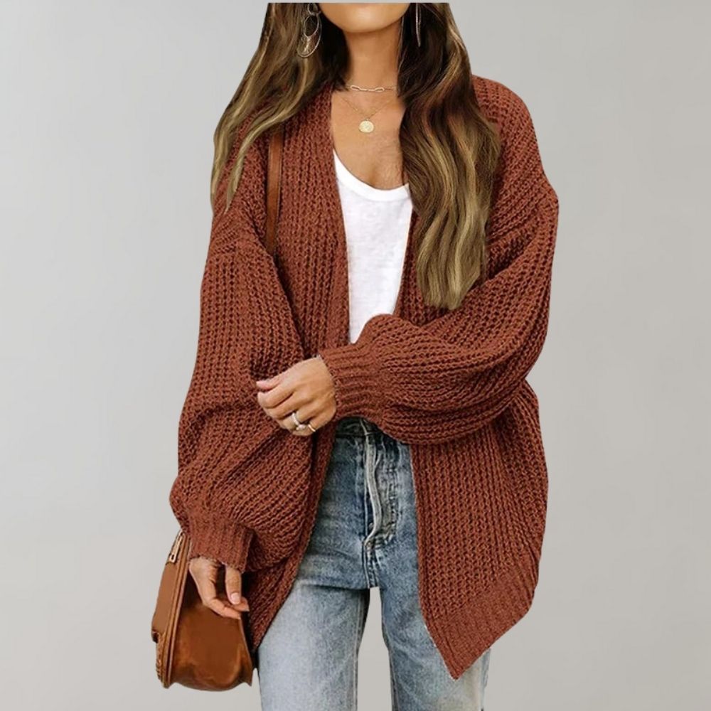 Diana - Elegant Oversized Grofgebreid Vest