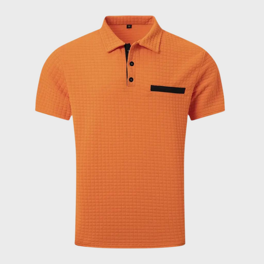 Jeroen - Oranje Poloshirt - Stijlvol - Heren-2