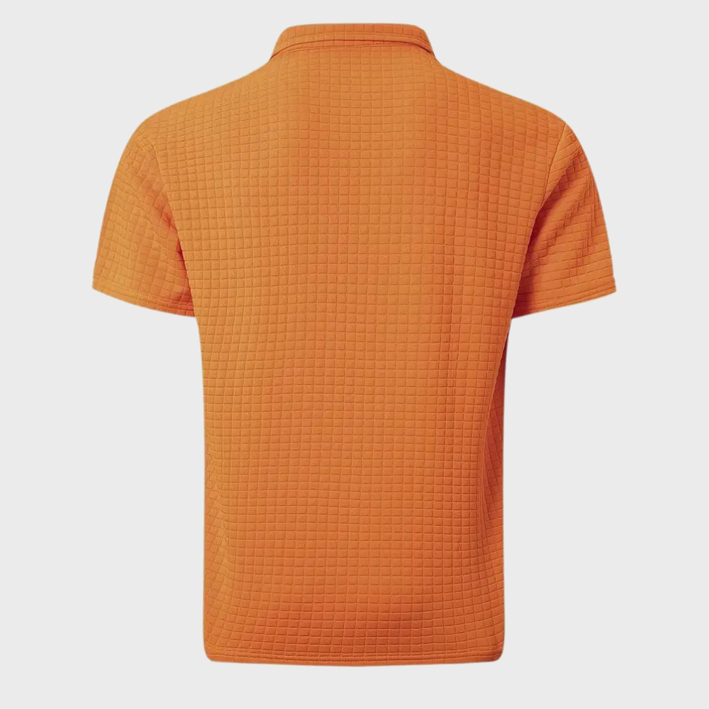 Jeroen - Oranje Poloshirt - Stijlvol - Heren-3
