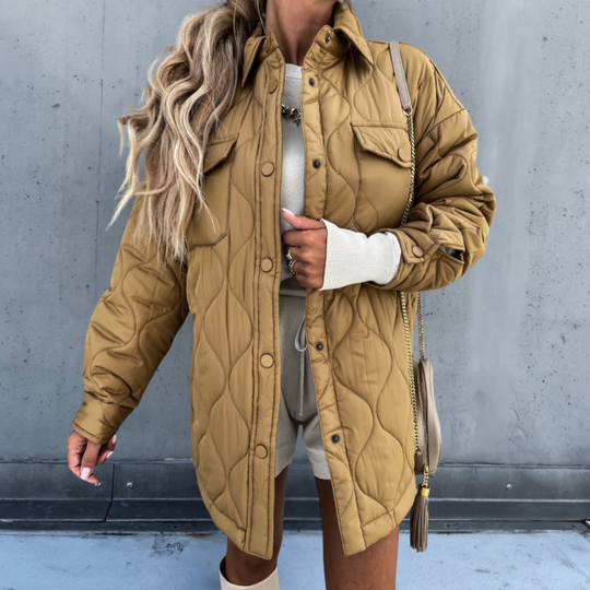 Ingrid - Stijlvolle Oversized Gewatteerde Jas
