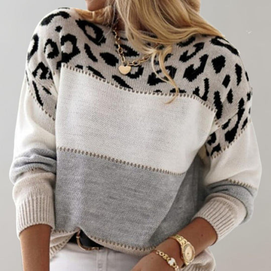 Louise | Stijlvolle Luipaard Print Trui
