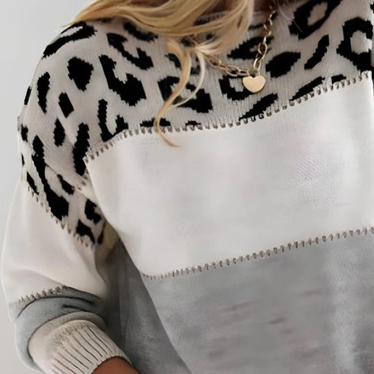 Louise | Stijlvolle Luipaard Print Trui