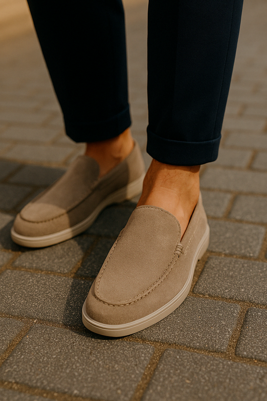 Hugo - Suède herenloafers