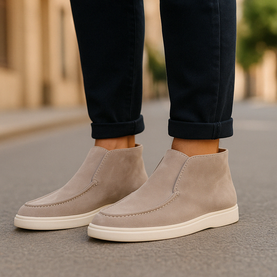 Gio - Suède loafers heren elegant