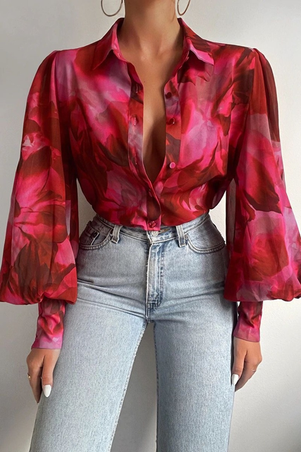 Janelle - Vrolijke Blouse Met Speelse Pasvorm