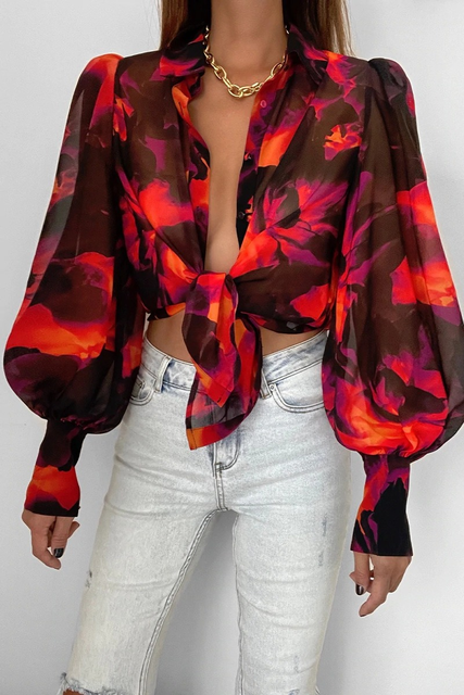 Janelle - Vrolijke Blouse Met Speelse Pasvorm