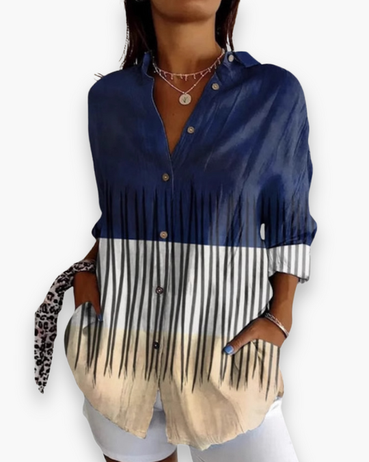 Casual Blouse Met Print Voor Dames | Ideaal Voor Elke Dag