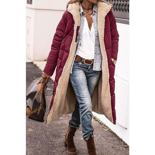Rachel - Elegante Teddy Gewatteerde Winterjas