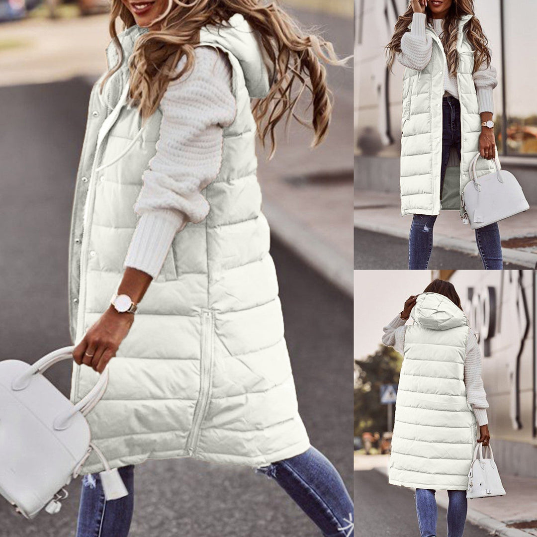 Lara - Bodywarmer dames lang