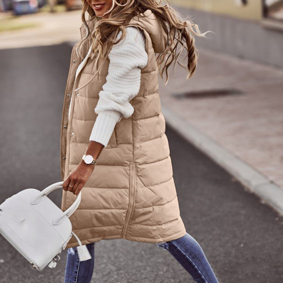 Lara - Bodywarmer dames lang