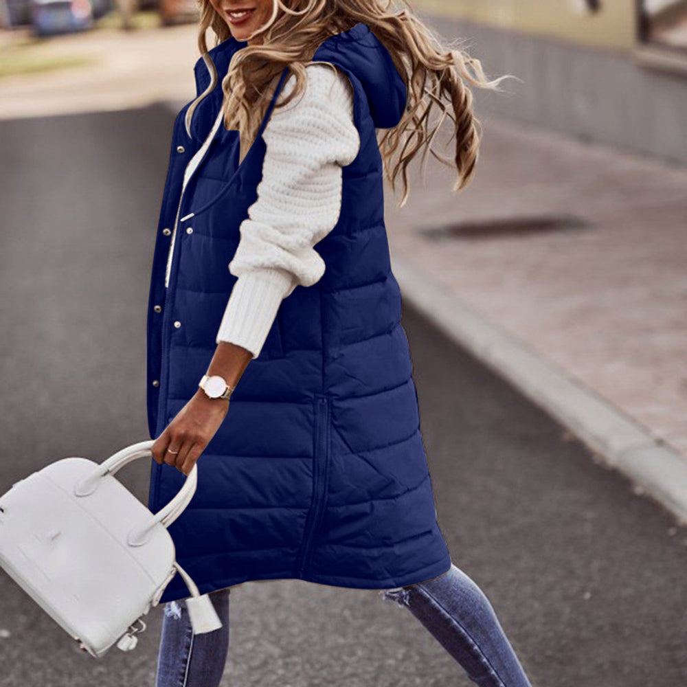 Annemarie - Elegant Lang Gewatteerd Gilet