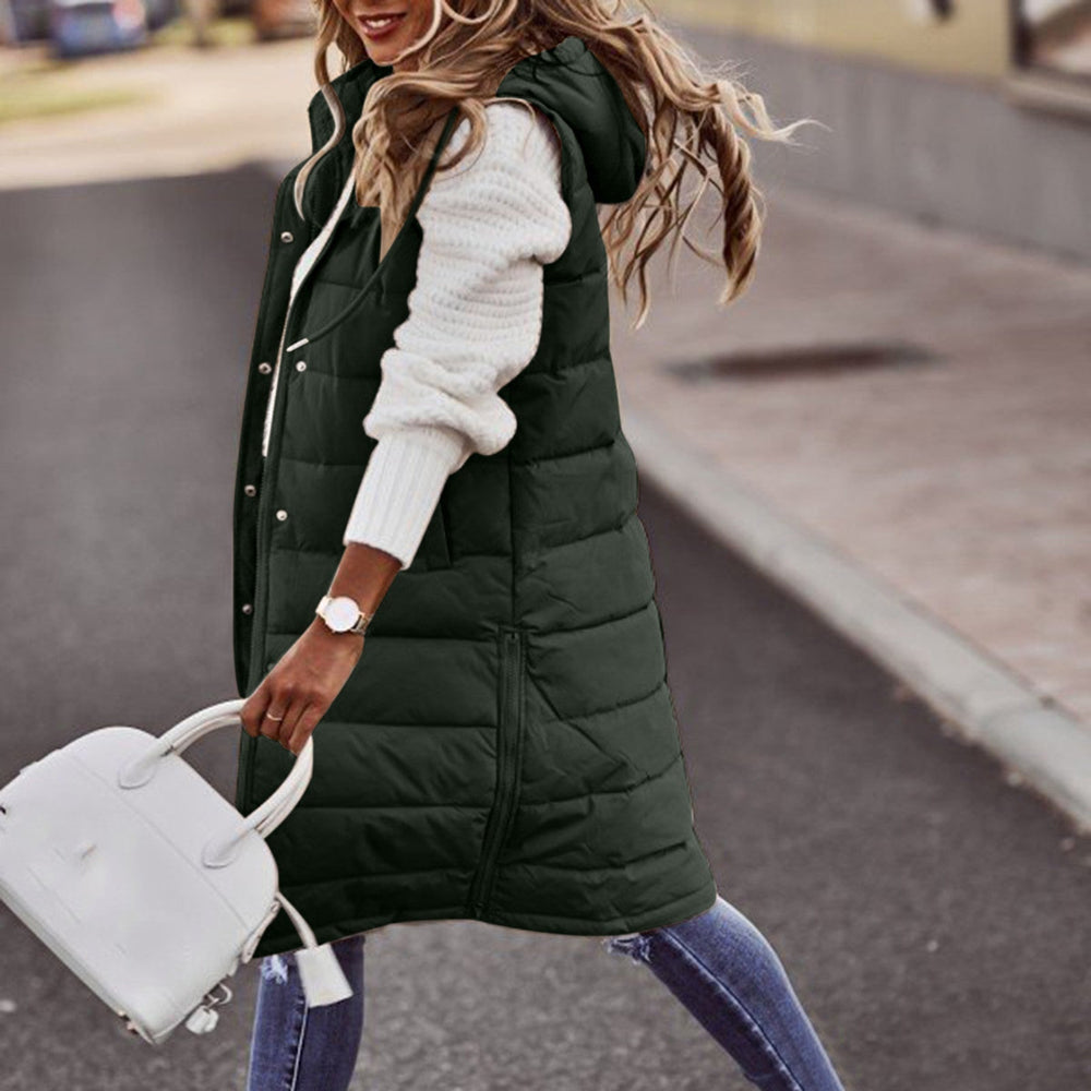 Lara - Bodywarmer dames lang