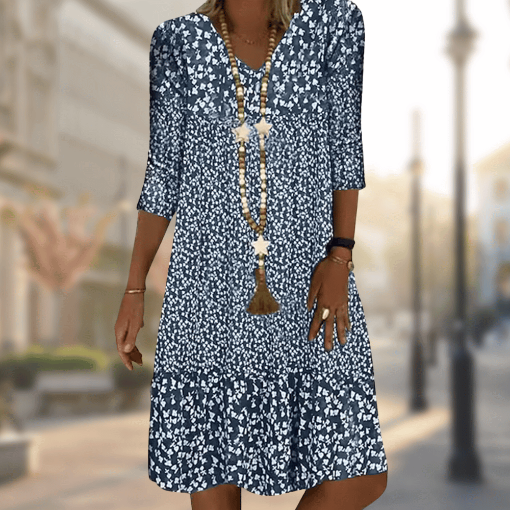 Boho Jurk Dames Met Bloemenprint - Sophie