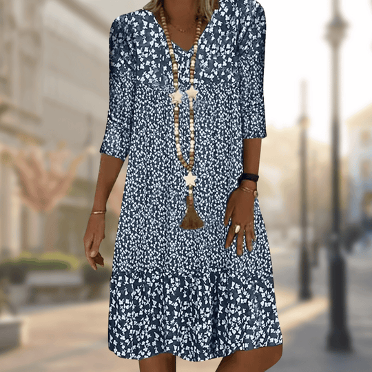 Boho Jurk Dames Met Bloemenprint - Sophie