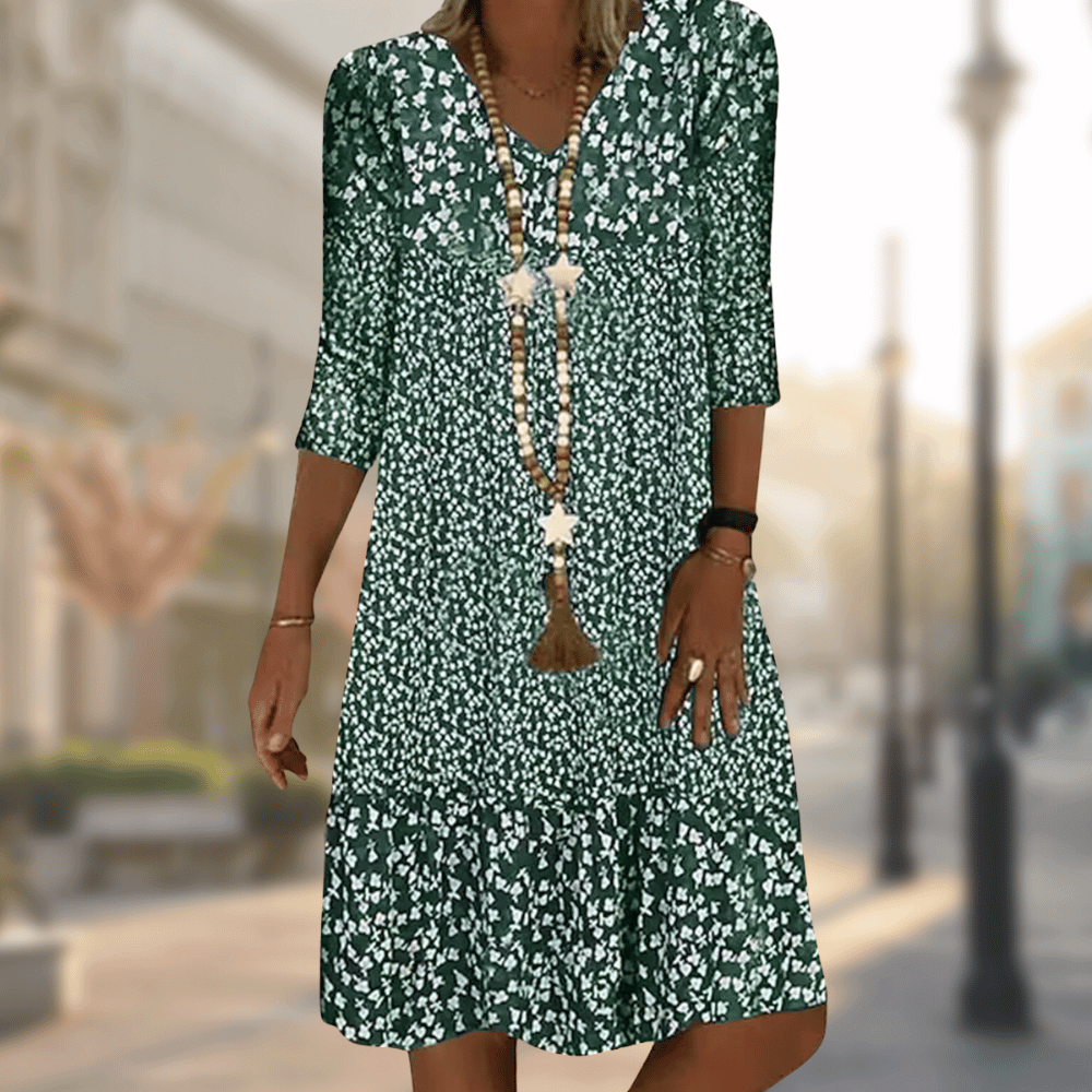 Boho Jurk Dames Met Bloemenprint - Sophie