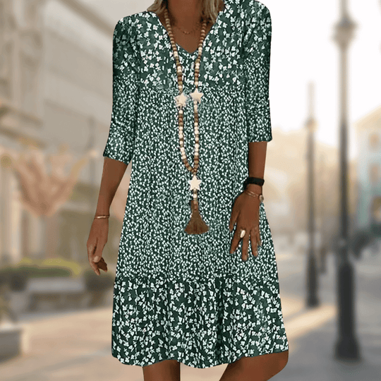 Boho Jurk Dames Met Bloemenprint - Sophie