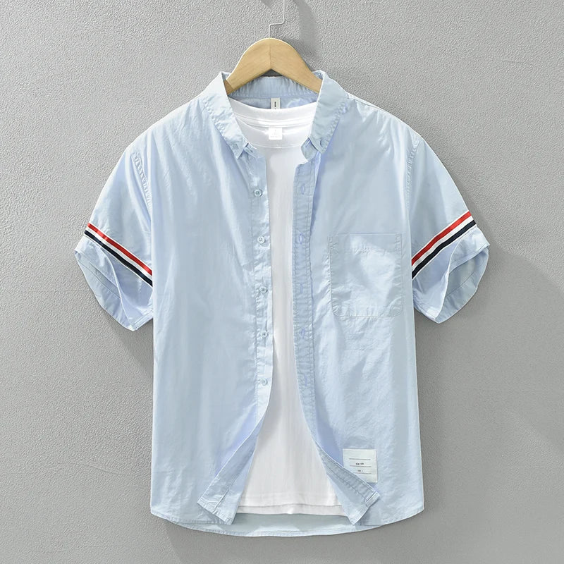 Landon - Casual Overhemd Heren - Stijlvol en Ademend - Perfect voor Zomer-1