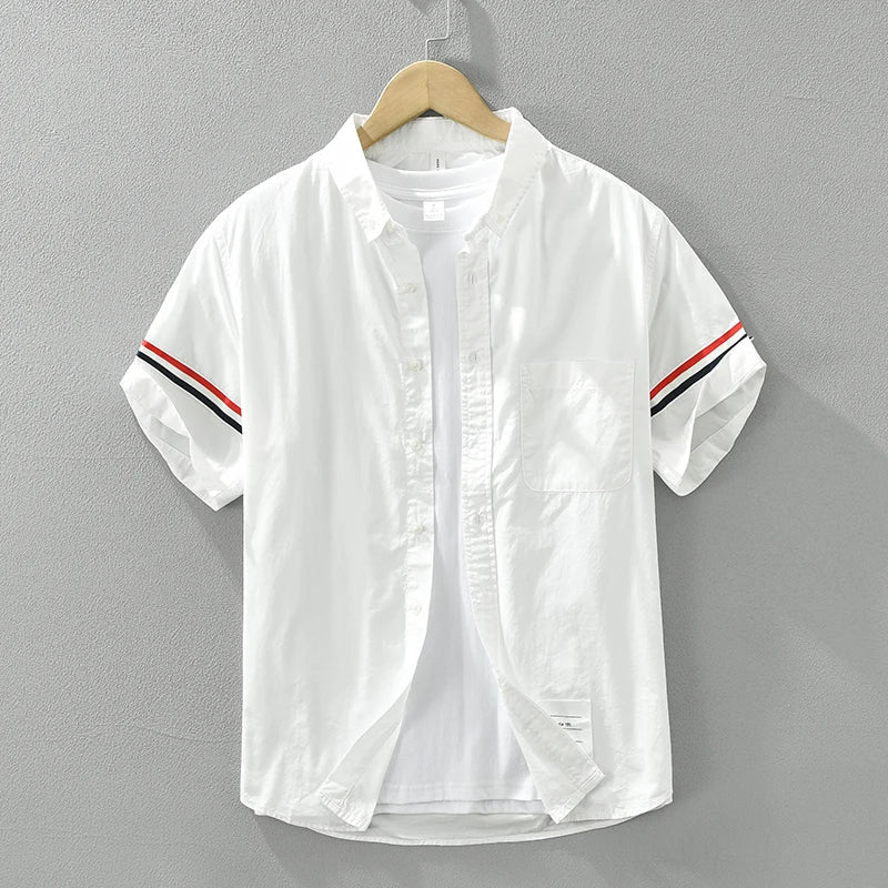 Variant image for Landon - Casual Overhemd Heren - Stijlvol en Ademend - Perfect voor Zomer-7