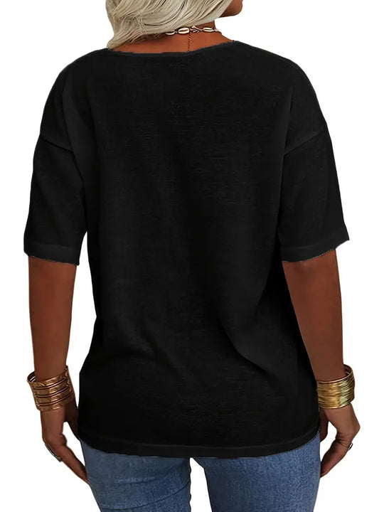 Lieve - Basic Loose Fit Dames T-shirt