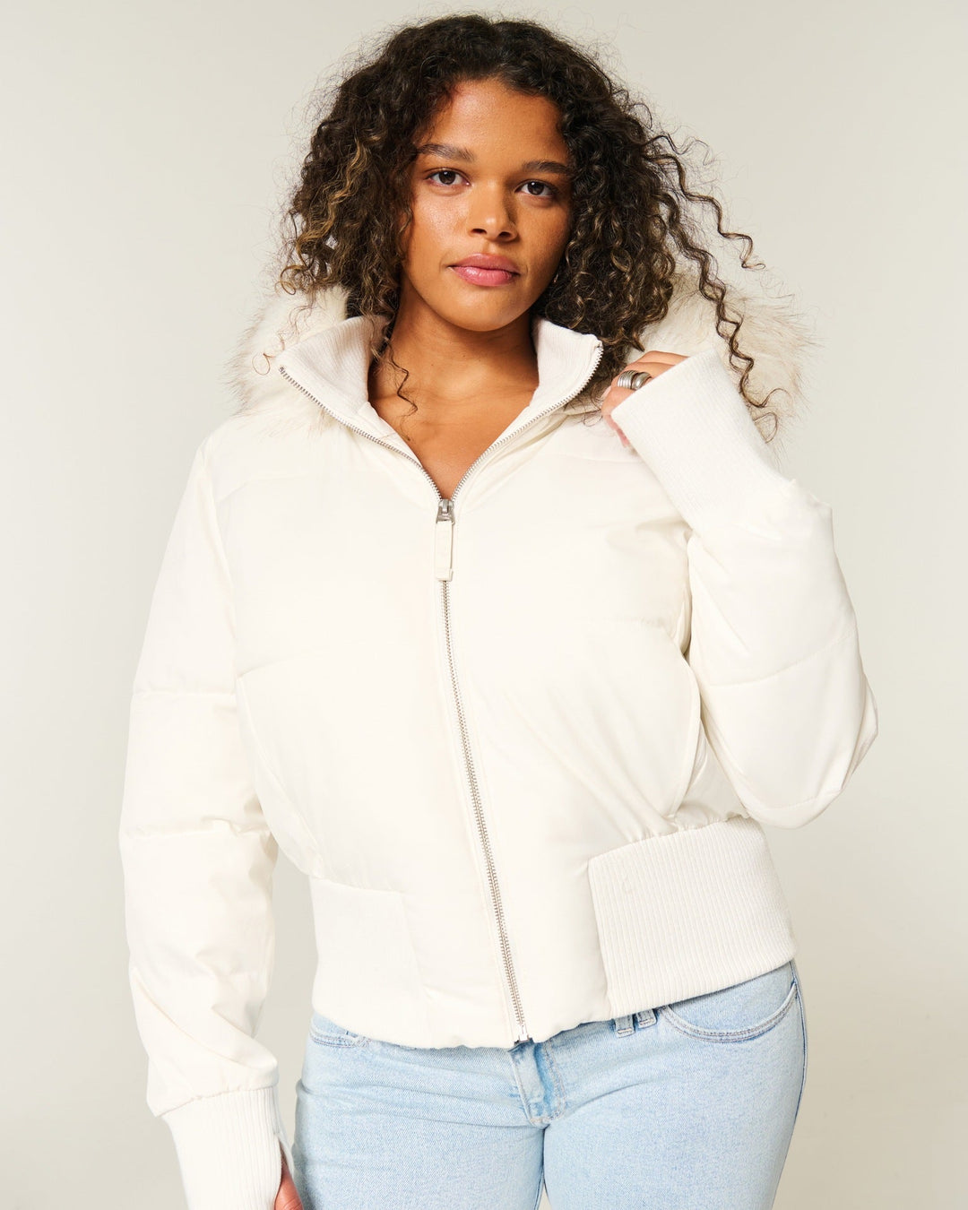 Rachel - Stijlvolle Korte Gewatteerde Winterjas