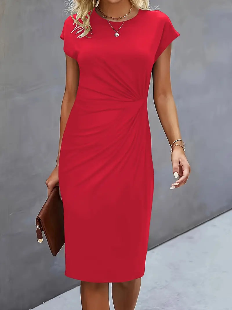 Katrien - Flatterende Midi Jurk