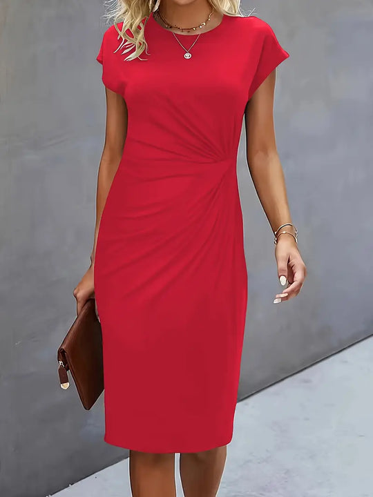 Katrien - Flatterende Midi Jurk