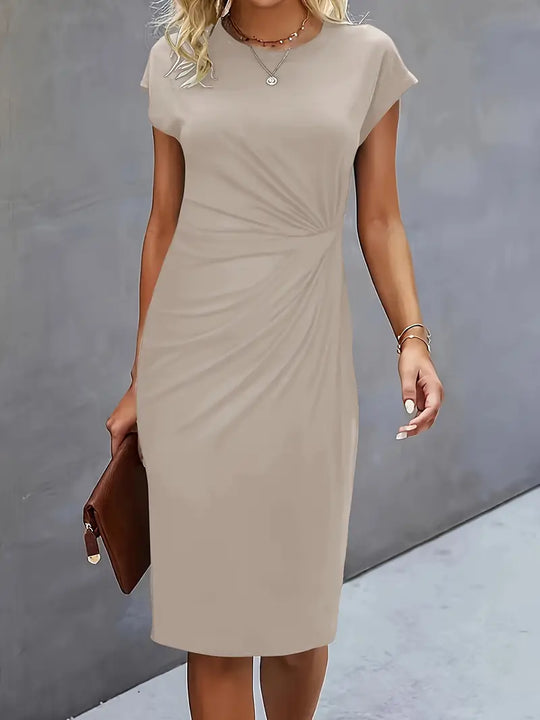 Katrien - Flatterende Midi Jurk