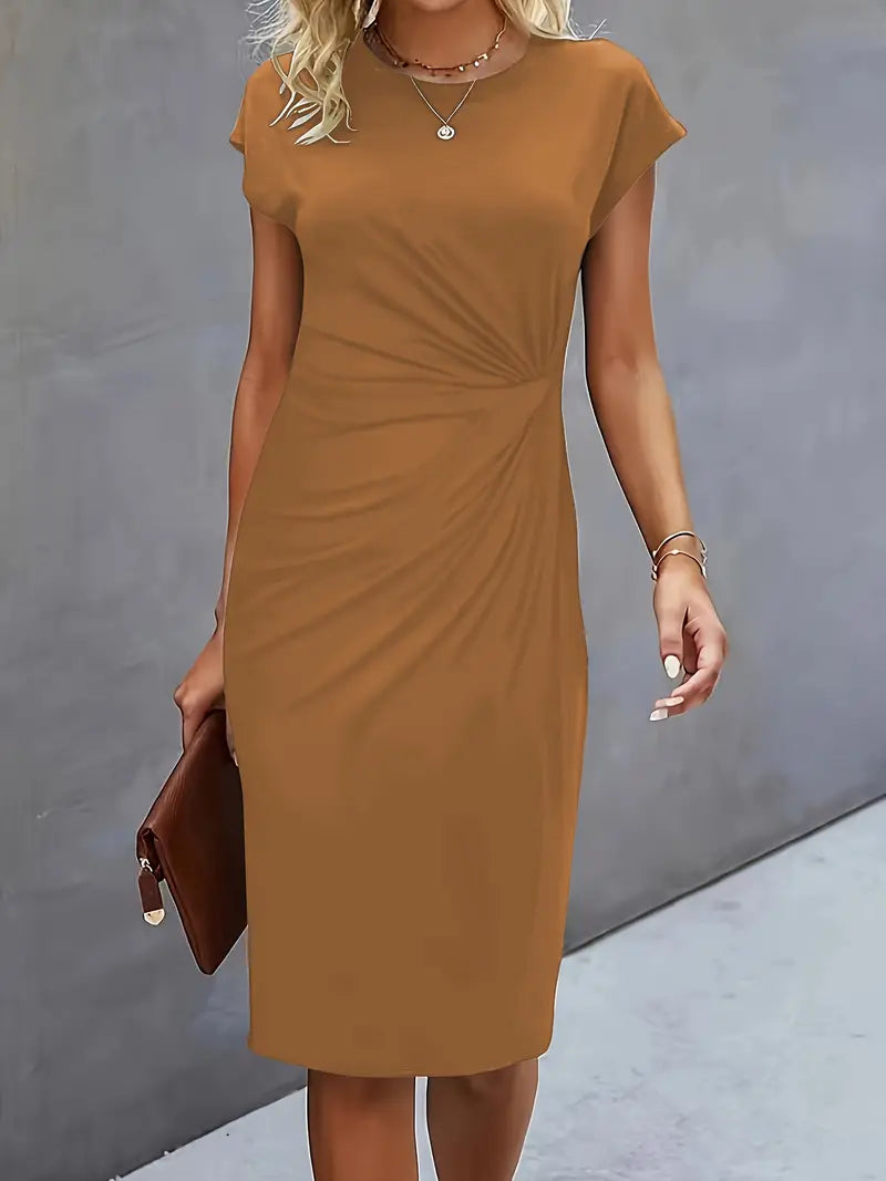 Katrien - Flatterende Midi Jurk