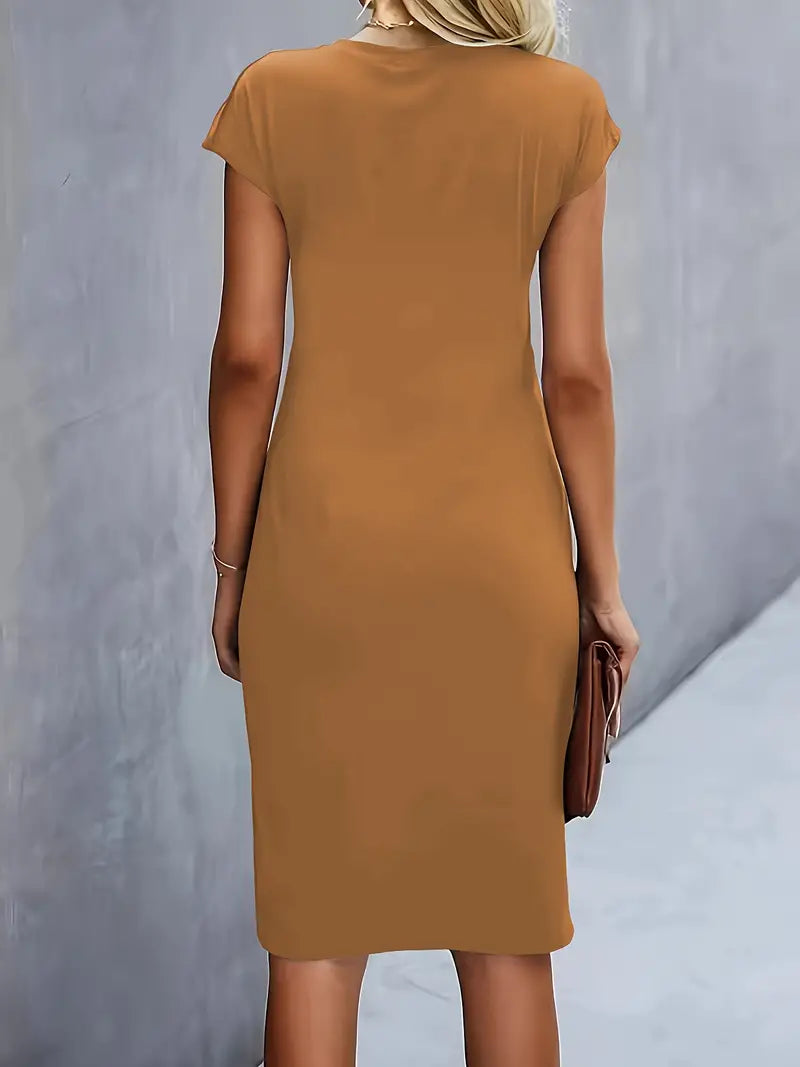 Katrien - Flatterende Midi Jurk